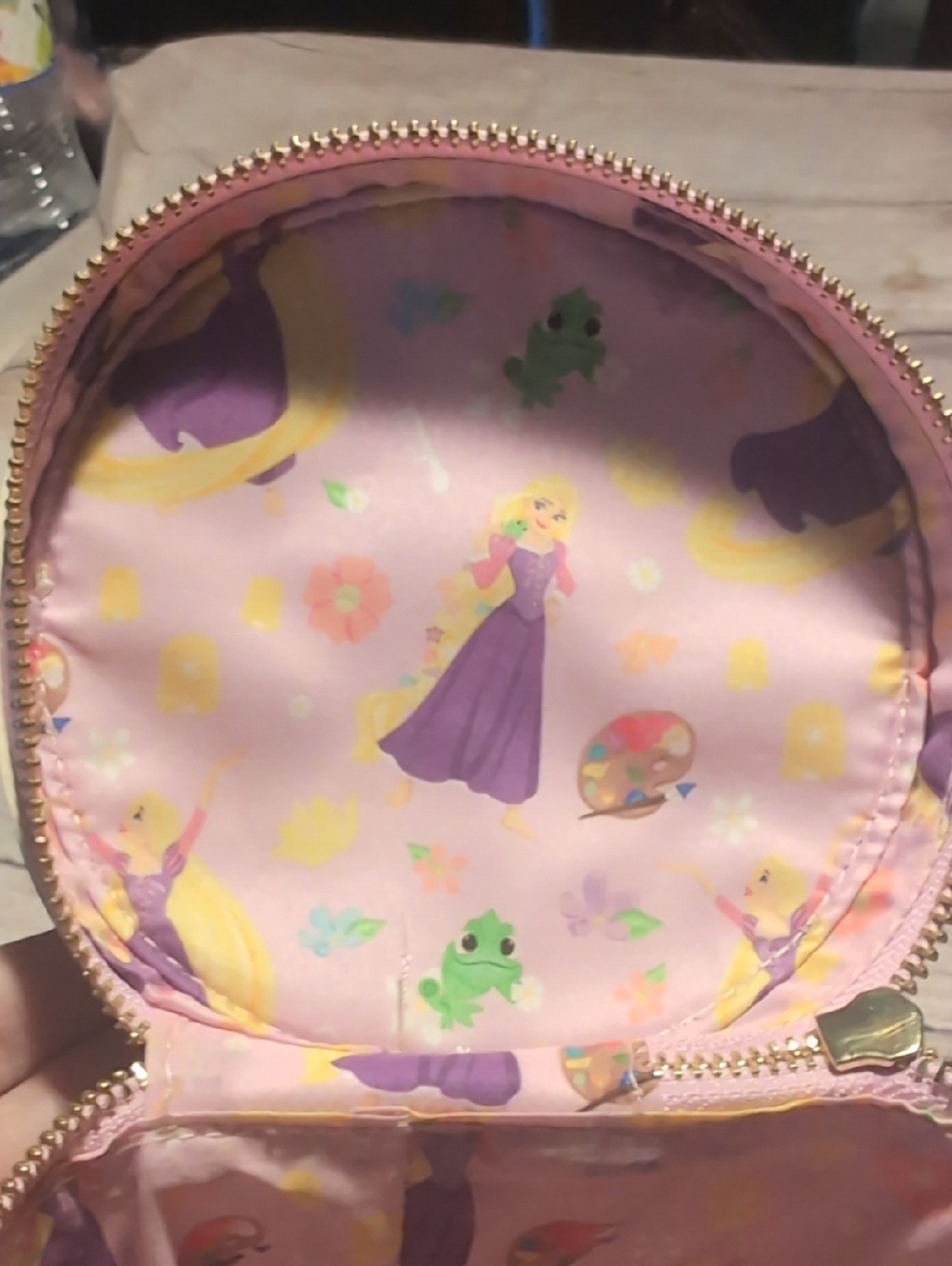 Loungefly Disney Tangled Rapunzel Golden Hair Crossbody Box Lunch Exclusive - Picture 11 of 16